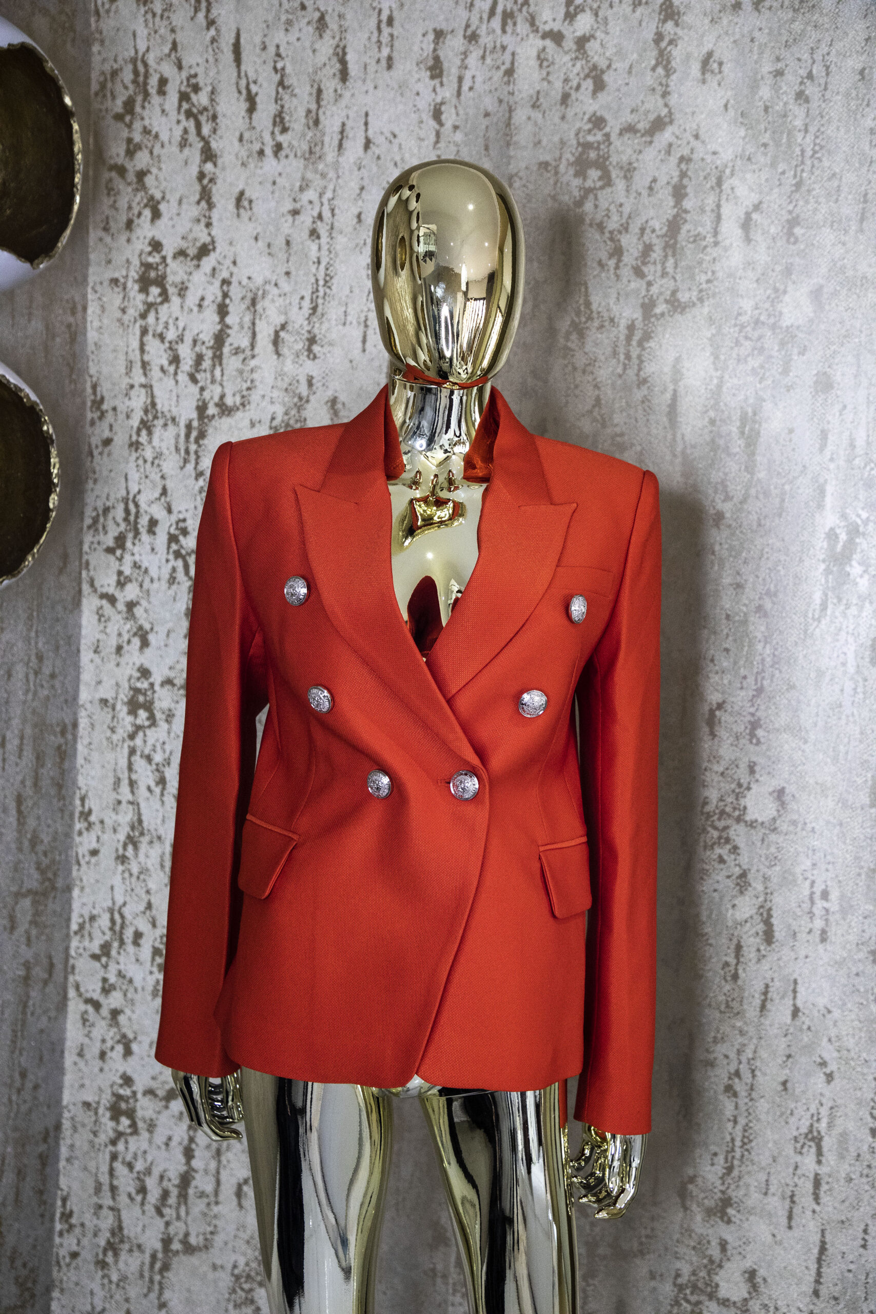 Elegant Red Blazer